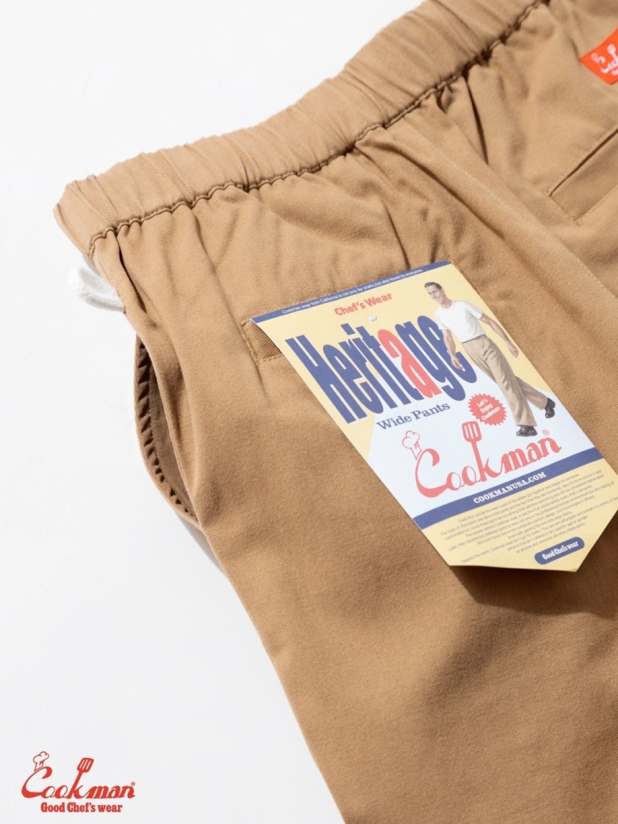 画像8: COOKMAN  ヘリテージワイドパンツ Heritage Wide PantsHeavy Twill Beige (8)