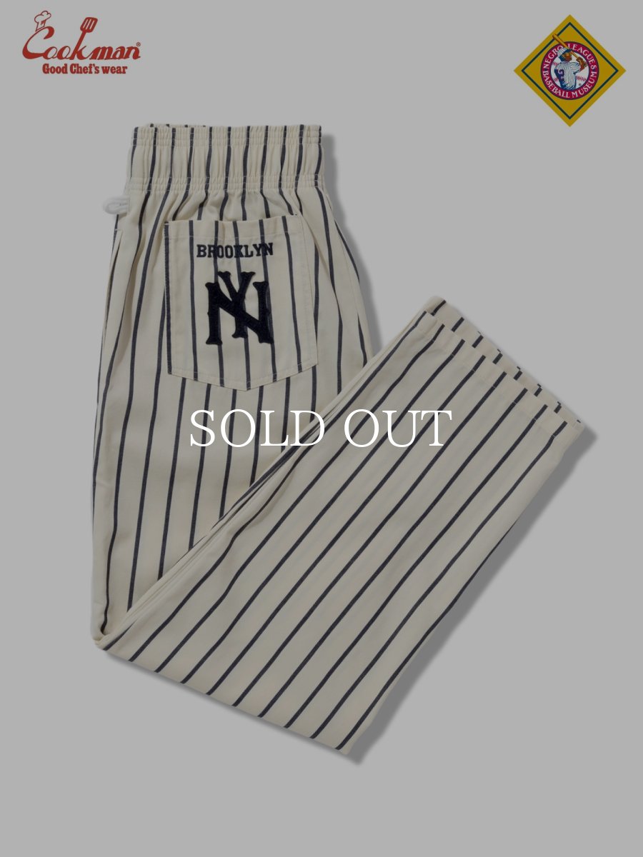 画像1: COOKMAN  シェフパンツ Chef Pants Semiwide NLBM BROOKLYN EAGLES (1)