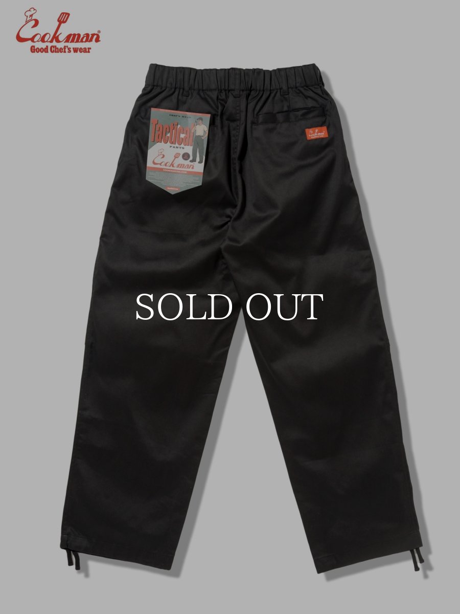 画像3: COOKMAN  タクティカルパンツ Tactical Pants Black (3)
