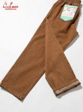 画像12: COOKMAN  シェフパンツ Chef Pants Semiwide Denim Brown (12)