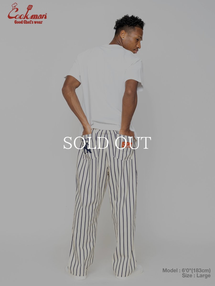 画像5: COOKMAN  シェフパンツ Chef Pants Semiwide NLBM BROOKLYN EAGLES (5)
