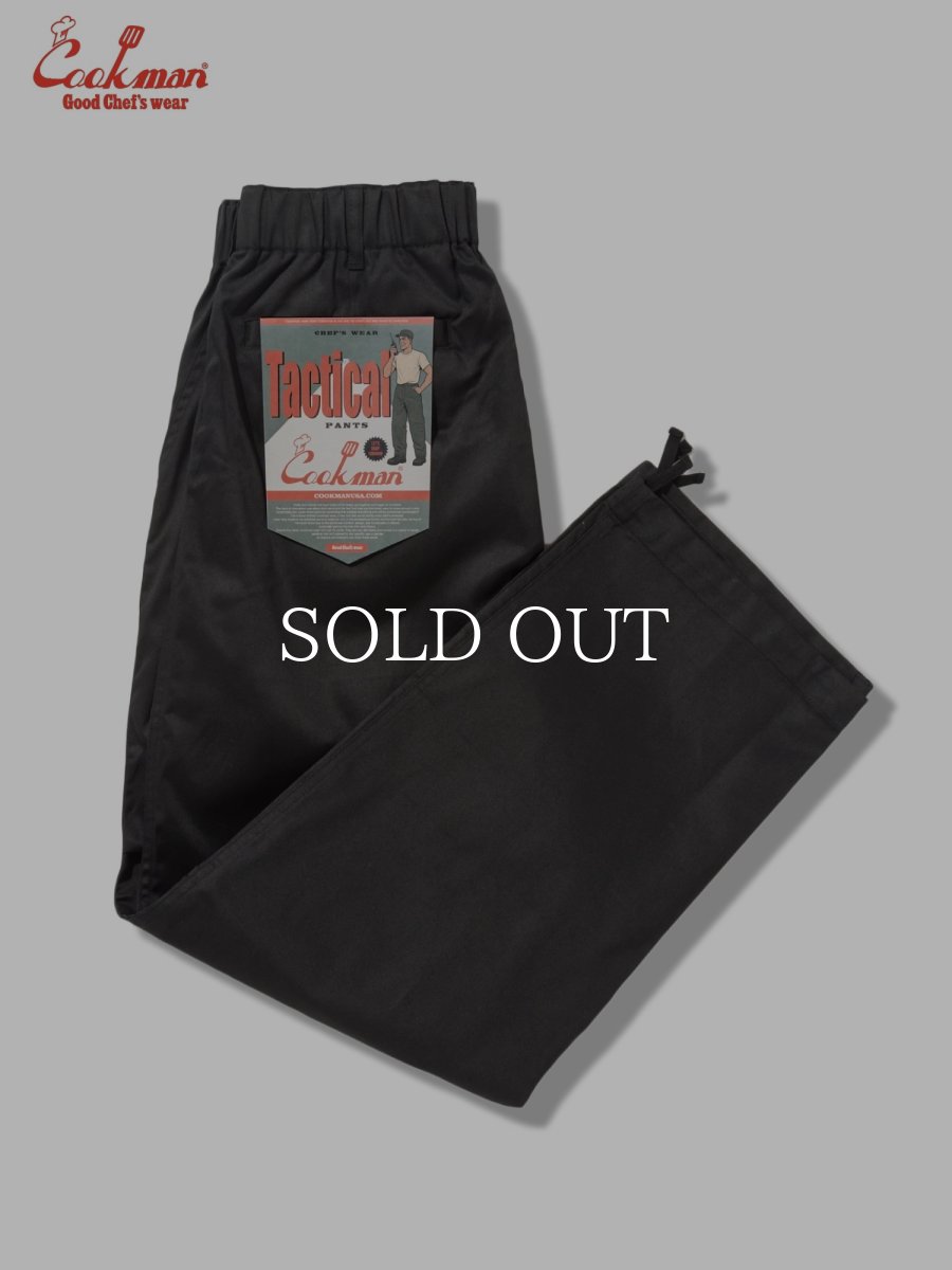 画像1: COOKMAN  タクティカルパンツ Tactical Pants Black (1)