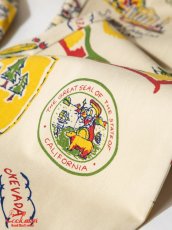 画像9: COOKMAN  シェフパンツ Chef Pants Souvenir Map California (9)