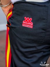 画像13: COOKMAN  シェフパンツ Chef Pants Semiwide Wienerschnitzel Side Line Black (13)