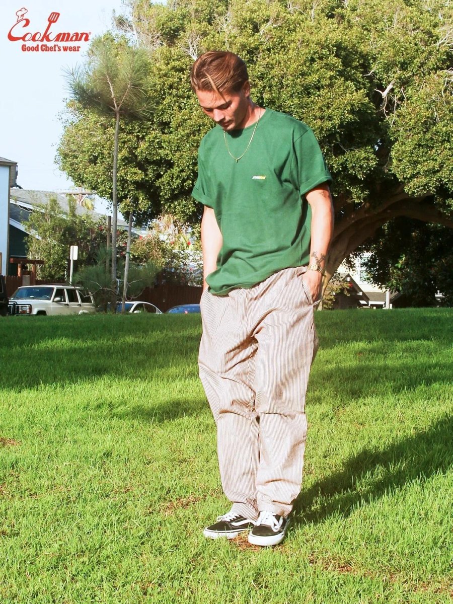 画像13: COOKMAN  シェフパンツ Chef Pants Hickory Brown (13)