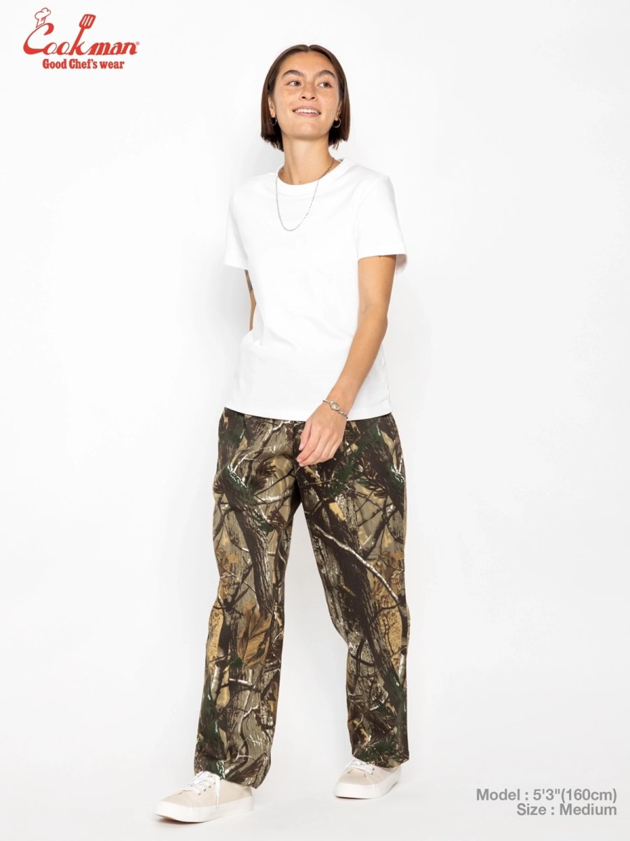 画像6: COOKMAN  シェフパンツ Chef Pants SemiwideTimber Camo (6)
