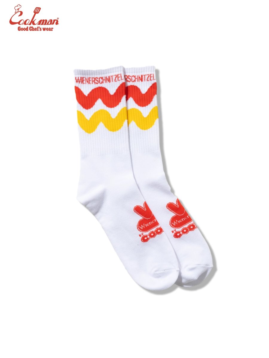 画像3: COOKMAN  ソックス Rib Crew Socks Wienerschnitzel Sauce (3)