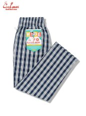 画像1: COOKMAN  シェフパンツ Chef Pants Semiwide PALAKA Check Navy (1)