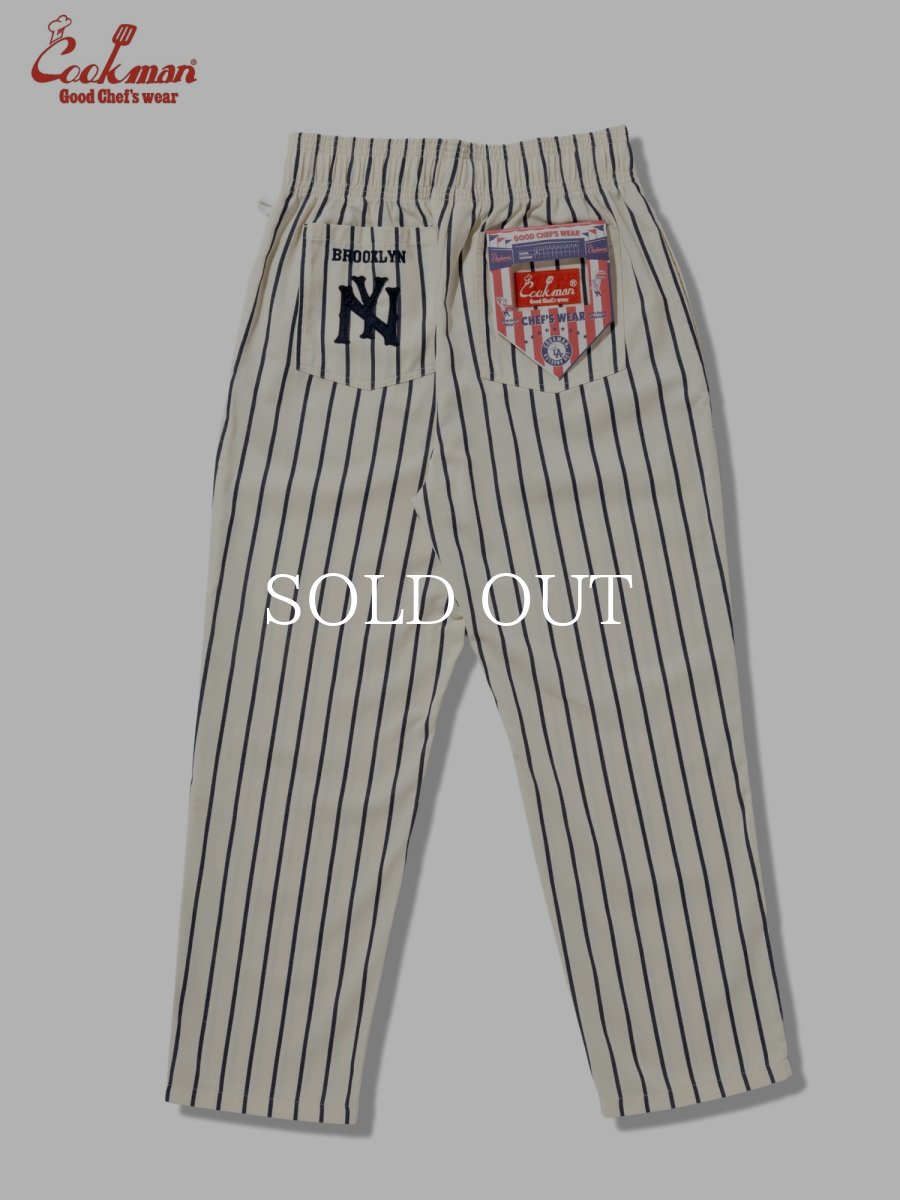 画像3: COOKMAN  シェフパンツ Chef Pants Semiwide NLBM BROOKLYN EAGLES (3)