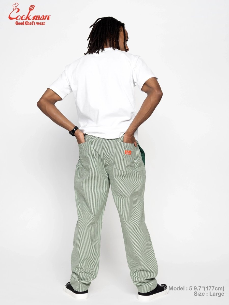 画像5: COOKMAN  シェフパンツ Chef Pants Hickory Green (5)