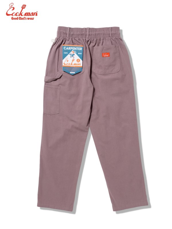 COOKMAN カーペンターパンツ Carpenter's Pants Canvas Grayish Pink