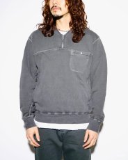 画像2: nonnative  HIKER HALF ZIP PULLOVER COTTON SWEAT PIGMENT DYE (2)