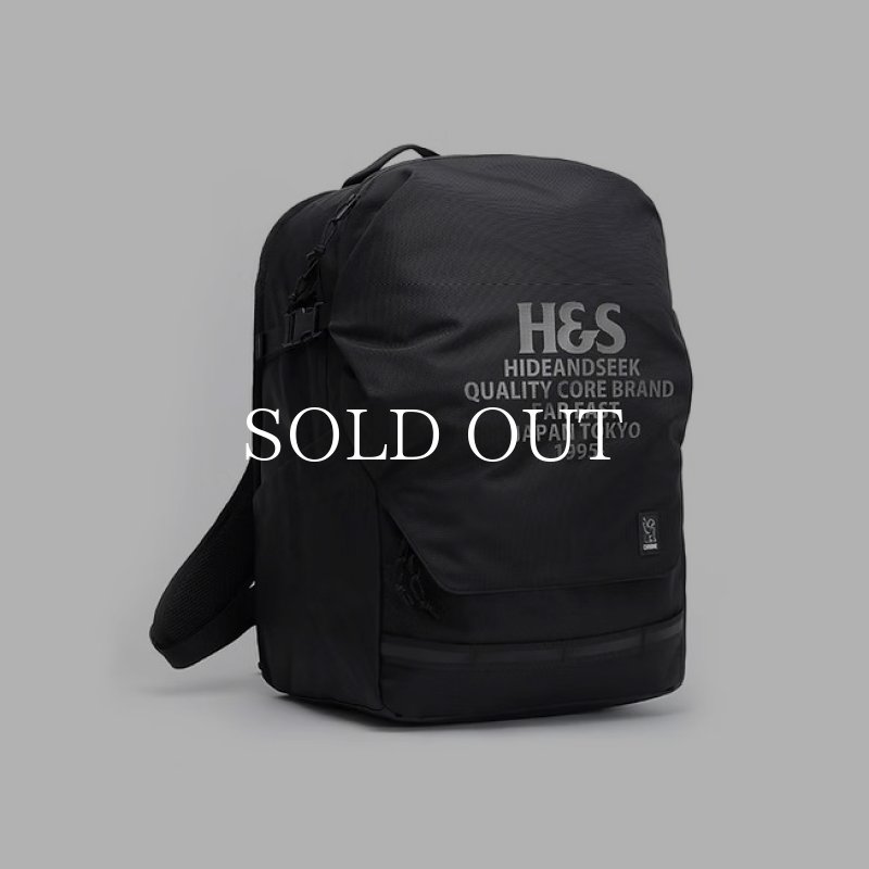 限定 Chrome × HIDE AND SEEK バックパック リュック HideandSeek H&S×CHROME Backpack(EXTLEK 38L PACK) HG-031226 公式通販