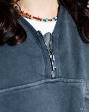 画像3: nonnative  HIKER HALF ZIP PULLOVER COTTON SWEAT PIGMENT DYE (3)