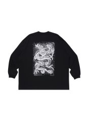 画像1: ANTIDOTE BUYERS CLUB   ASIC Oversized L/S Tee (Oriental Dragon) (1)