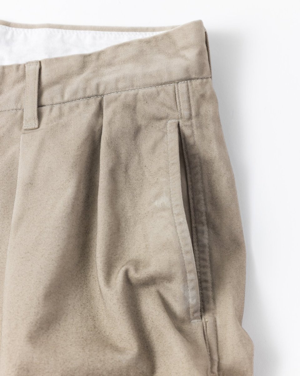 画像9: ANACHRONORM  DIRTWORK WIDE CHINO TROUSERS (9)