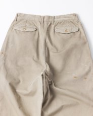 画像12: ANACHRONORM  DIRTWORK WIDE CHINO TROUSERS (12)