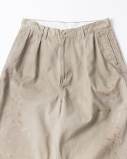 画像8: ANACHRONORM  DIRTWORK WIDE CHINO TROUSERS (8)