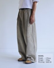 画像6: ANACHRONORM  DIRTWORK WIDE CHINO TROUSERS (6)