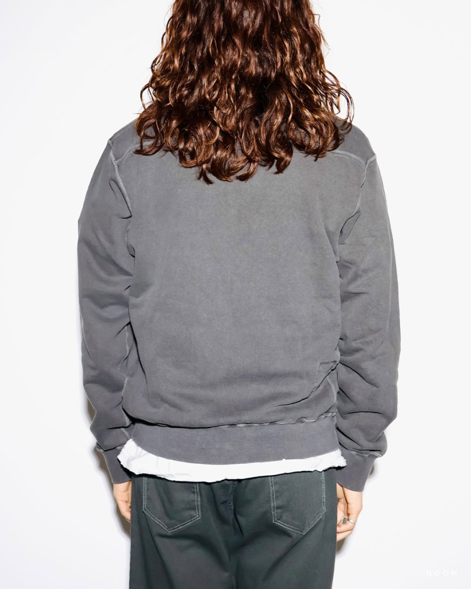 画像7: nonnative  HIKER HALF ZIP PULLOVER COTTON SWEAT PIGMENT DYE (7)