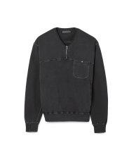 画像1: nonnative  HIKER HALF ZIP PULLOVER COTTON SWEAT PIGMENT DYE (1)