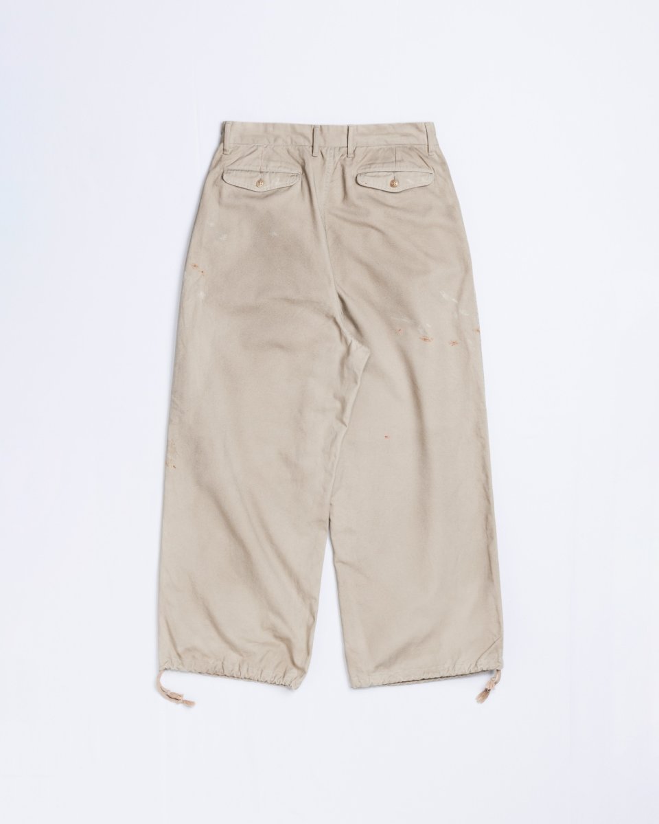 画像3: ANACHRONORM  DIRTWORK WIDE CHINO TROUSERS (3)