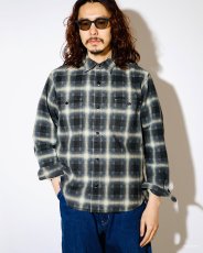 画像4: MINEDENIM  Plaid Print Flannel Work SH (4)