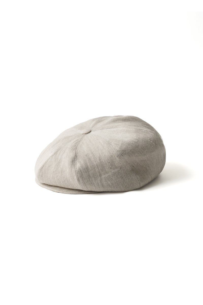 画像6: OLD JOE   LINEN HERRINGBONE PEAKED CAP (6)