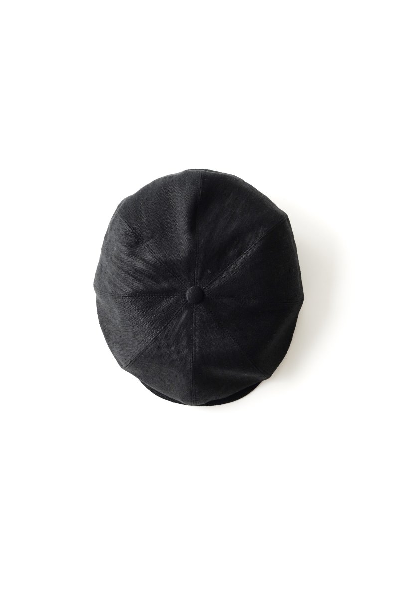 画像2: OLD JOE   LINEN HERRINGBONE PEAKED CAP (2)
