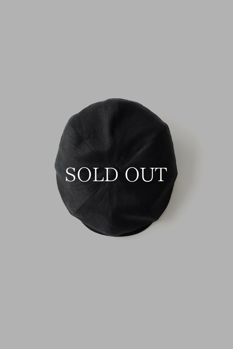 画像2: OLD JOE   LINEN HERRINGBONE PEAKED CAP (2)