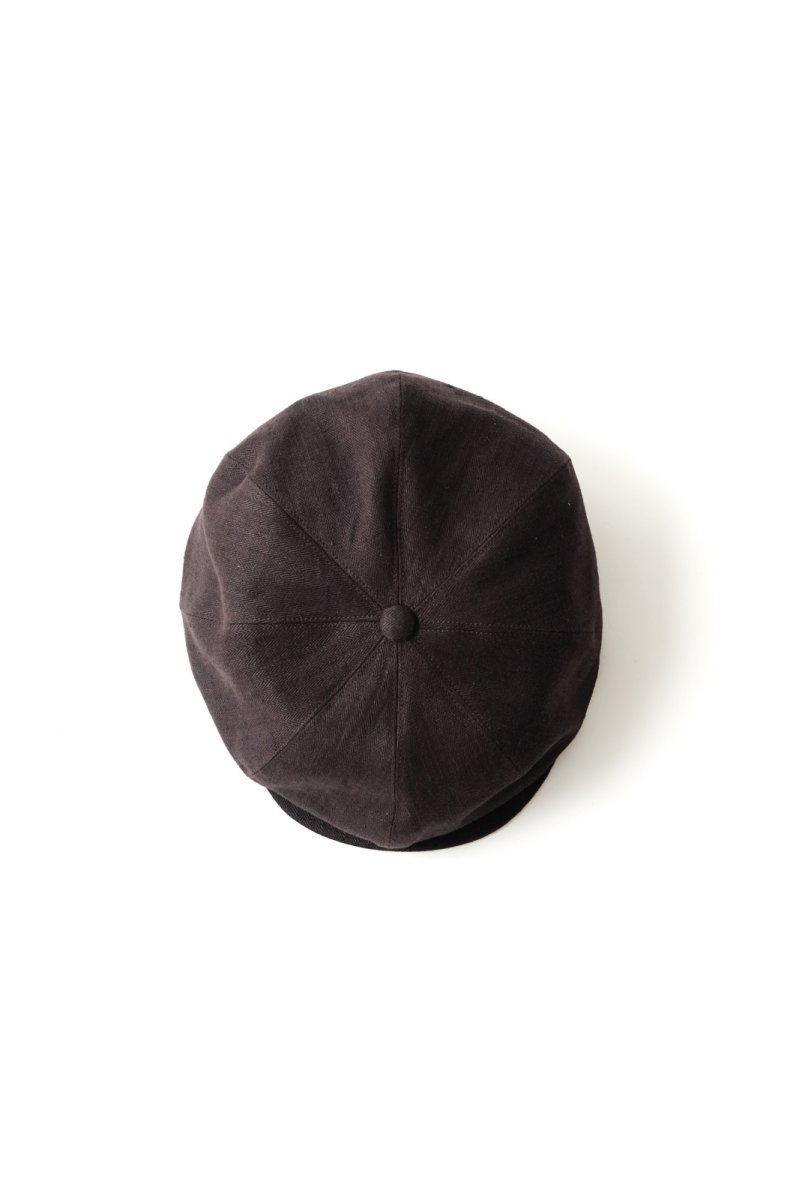 画像4: OLD JOE   LINEN HERRINGBONE PEAKED CAP (4)