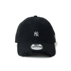 画像2: NEW ERA  9TWENTY MLB Damaged Cap ニューヨーク・ヤンキース ブラック (2)