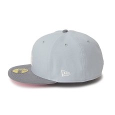 画像4: NEW ERA  59FIFTY Sakuranagashi 桜流し ロサンゼルス・ドジャース スノーグレー/ストームグレー (4)