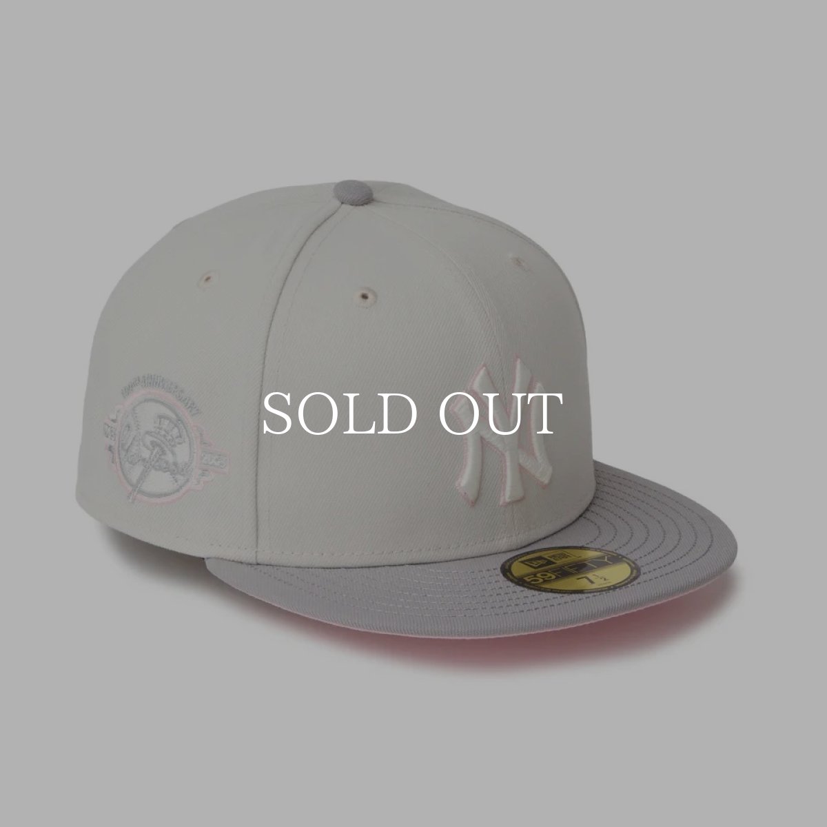 画像1: NEW ERA  59FIFTY Sakuranagashi 桜流し ニューヨーク・ヤンキース サンディリネン/グレー (1)