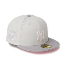 画像1: NEW ERA  59FIFTY Sakuranagashi 桜流し ニューヨーク・ヤンキース サンディリネン/グレー (1)