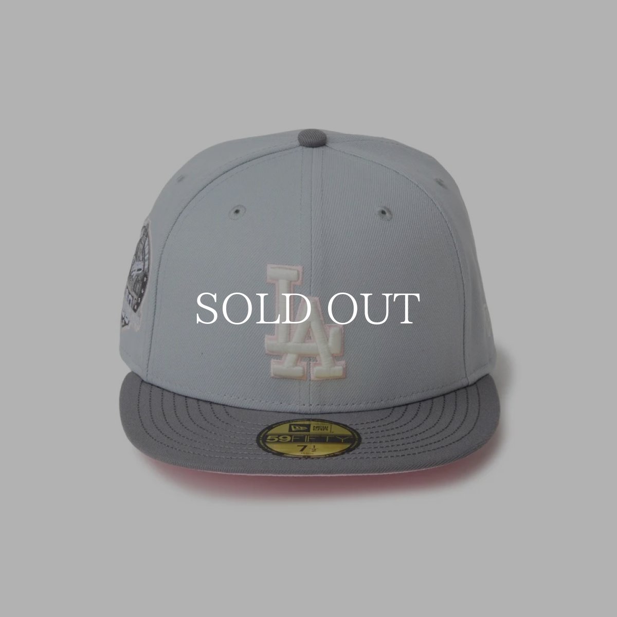 画像3: NEW ERA  59FIFTY Sakuranagashi 桜流し ロサンゼルス・ドジャース スノーグレー/ストームグレー (3)