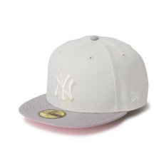 画像5: NEW ERA  59FIFTY Sakuranagashi 桜流し ニューヨーク・ヤンキース サンディリネン/グレー (5)