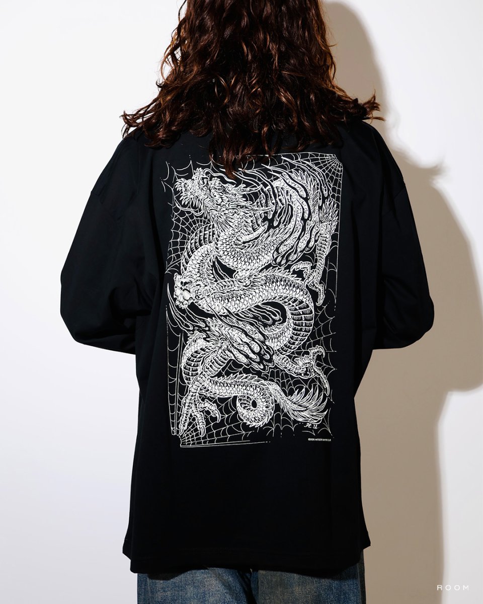 画像6: ANTIDOTE BUYERS CLUB   ASIC Oversized L/S Tee (Oriental Dragon) (6)