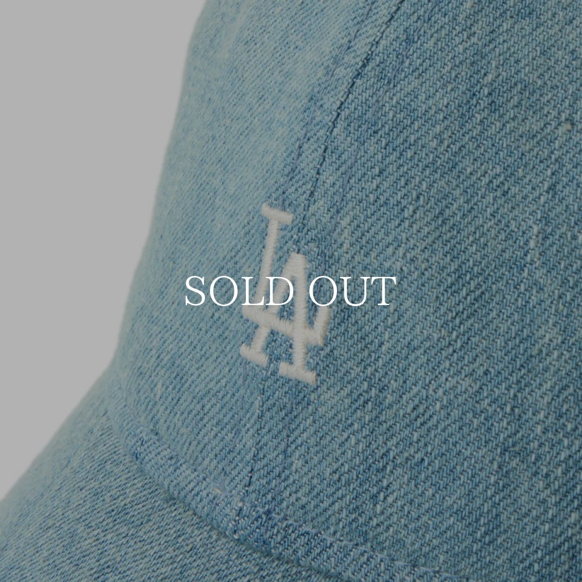 画像7: NEW ERA  9TWENTY MLB Damaged Denim ロサンゼルス・ドジャース ネイビー (7)