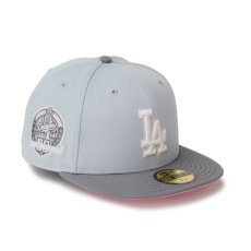 画像1: NEW ERA  59FIFTY Sakuranagashi 桜流し ロサンゼルス・ドジャース スノーグレー/ストームグレー (1)