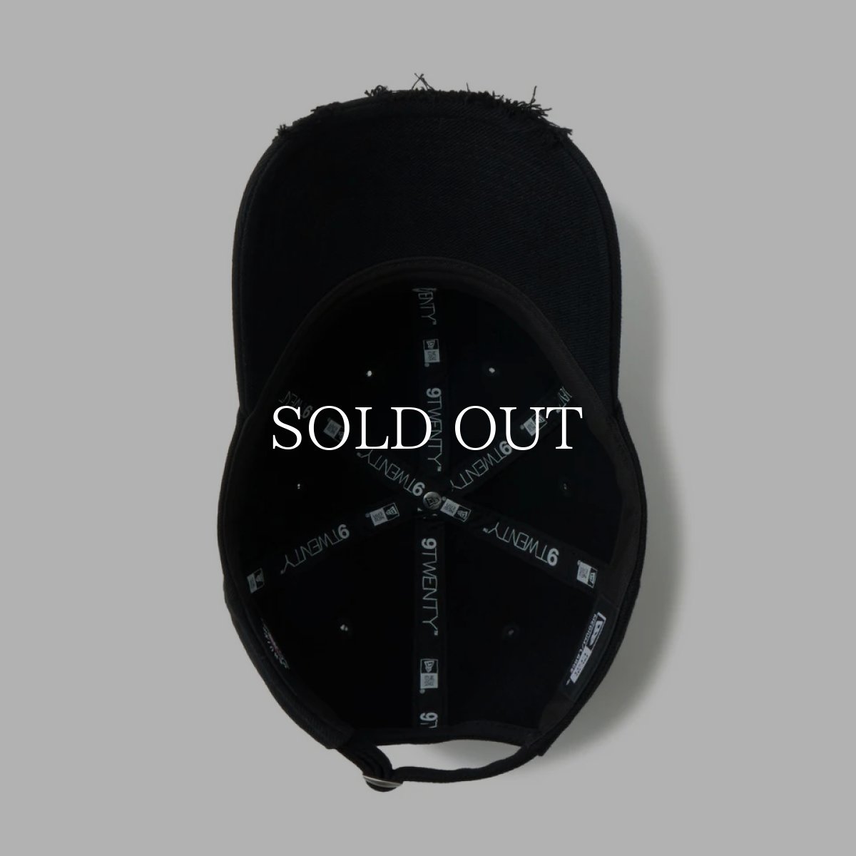 画像9: NEW ERA  9TWENTY MLB Damaged Cap ニューヨーク・ヤンキース ブラック (9)