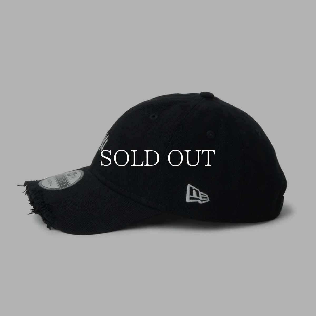 画像3: NEW ERA  9TWENTY MLB Damaged Cap ニューヨーク・ヤンキース ブラック (3)