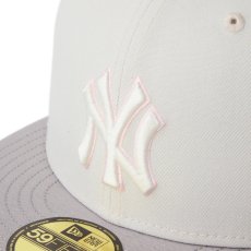 画像8: NEW ERA  59FIFTY Sakuranagashi 桜流し ニューヨーク・ヤンキース サンディリネン/グレー (8)