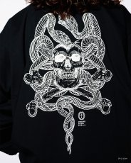 画像7: ANTIDOTE BUYERS CLUB   ASIC Oversized L/S Tee (Skull N' Snake) (7)