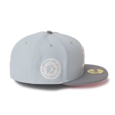 画像2: NEW ERA  59FIFTY Sakuranagashi 桜流し オークランド・アスレチックス グレー/ストームグレー (2)