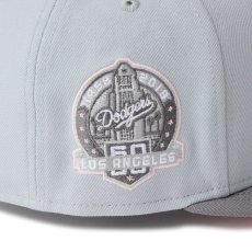 画像9: NEW ERA  59FIFTY Sakuranagashi 桜流し ロサンゼルス・ドジャース スノーグレー/ストームグレー (9)
