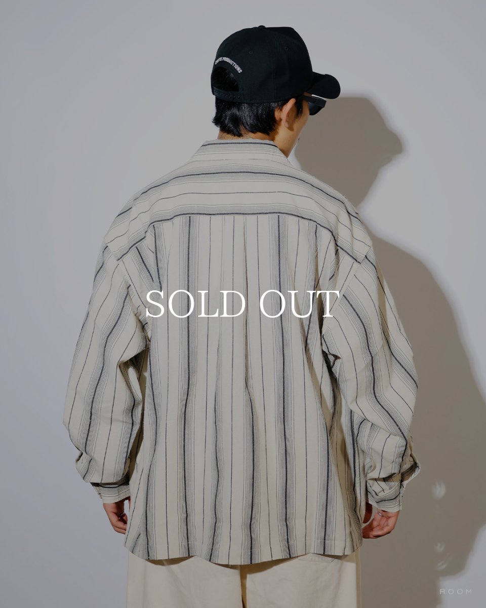 画像6: COOTIE PRODUCTIONS   Dobby Chain Stripe L/S Cavana Shirt (6)