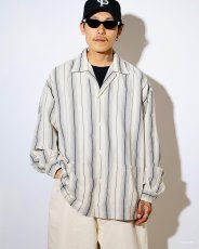 画像3: COOTIE PRODUCTIONS   Dobby Chain Stripe L/S Cavana Shirt (3)