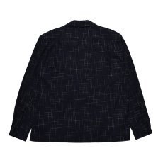 画像2: MINEDENIM  KSR Print Flannel Open Collar SH (2)