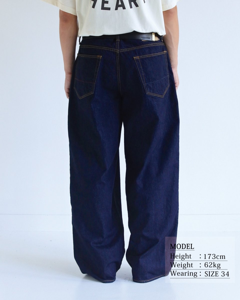 画像5: ANACHRONORM  WIDE 5P DENIM PANTS (5)